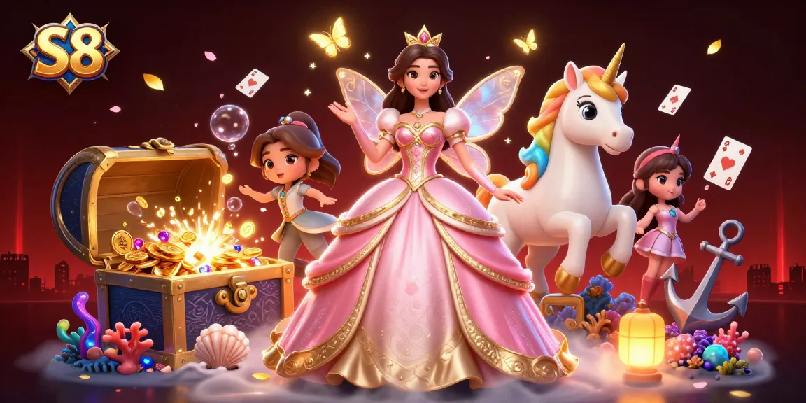 S8 offers thrilling casino adventures with glamorous characters and rich game elements emerging from the depths.