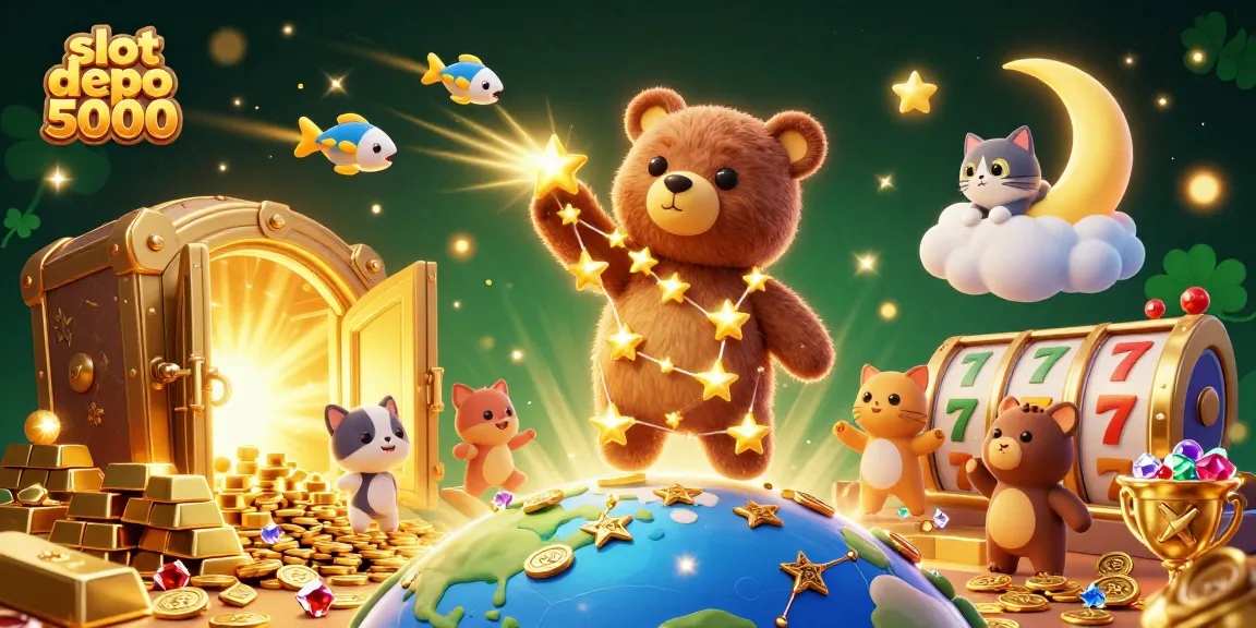 Engage with the slot depo 5000 experience through a vibrant, dynamic casino scene.