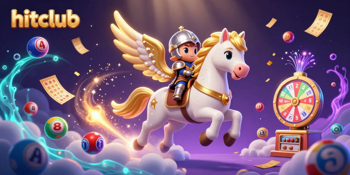 Experience excitement at hitclub with vibrant lottery elements and fantasy characters igniting the casino atmosphere.